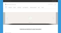 Desktop Screenshot of internationallaserassociation.org